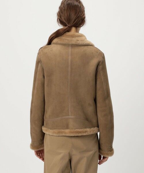 ラムレザー ムートンジャケット （レザーブルゾン・ジャケット