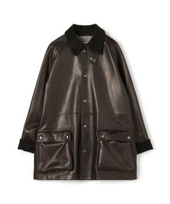 ラムレザー ノーカラージャケット （レザーブルゾン・ジャケット