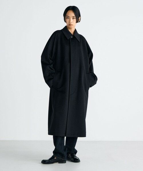 セール】 BRESCHI カシミヤ ロングコート （ステンカラーコート