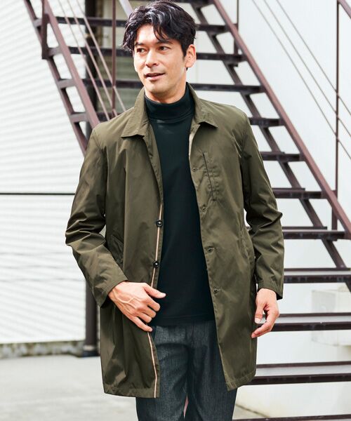 セール】 二重織りコート （ステンカラーコート）｜TAKASHIMAYA Style