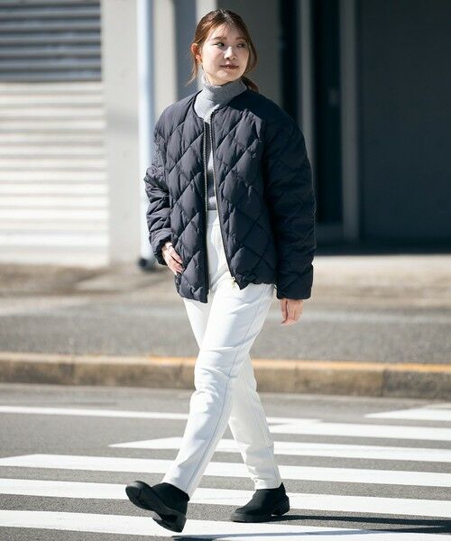 セール】 【UNFILO×TAION】キルティング ショート丈ブルゾン