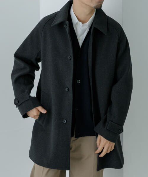 セール】 『WEB限定』『蓄熱』UR TECHショートステンカラーコート