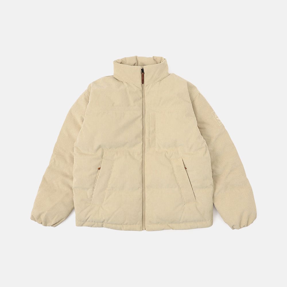 グースアイ ウォータープルーフ ダウン コーデュロイ ジャケット