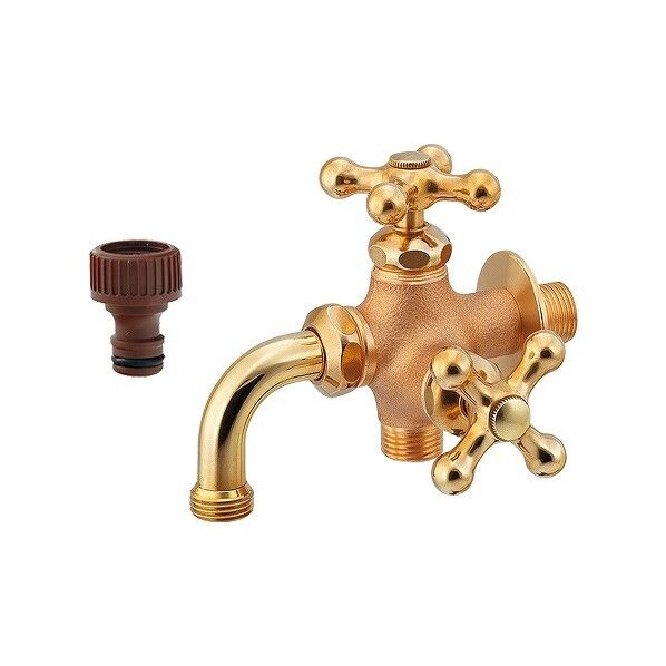 カクダイ(KAKUDAI) 双口水栓の通販 ｜即日出荷19万点以上 - 通販