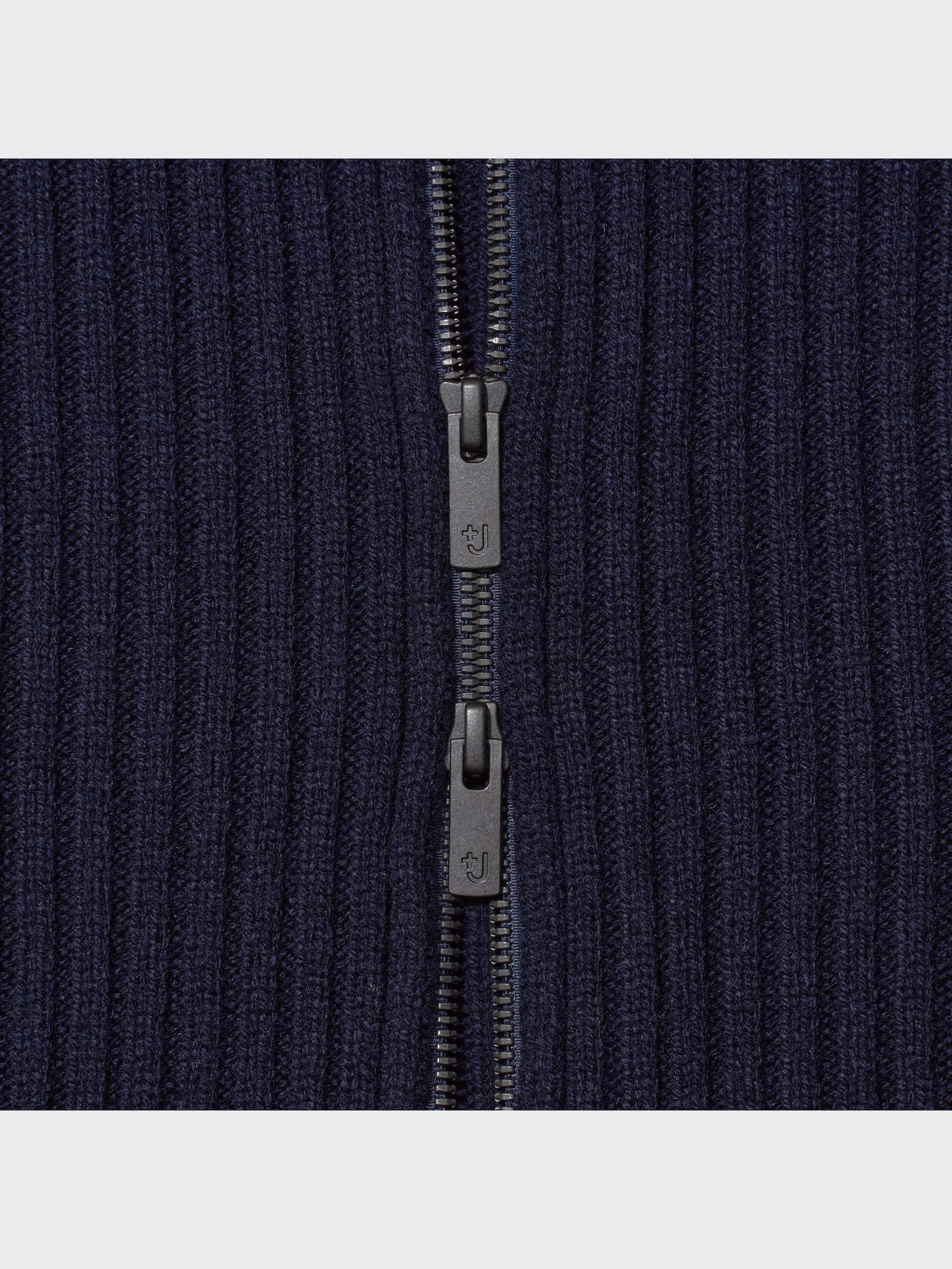 ユニクロ公式 | ミドルゲージリブフルジップセーター（長袖）