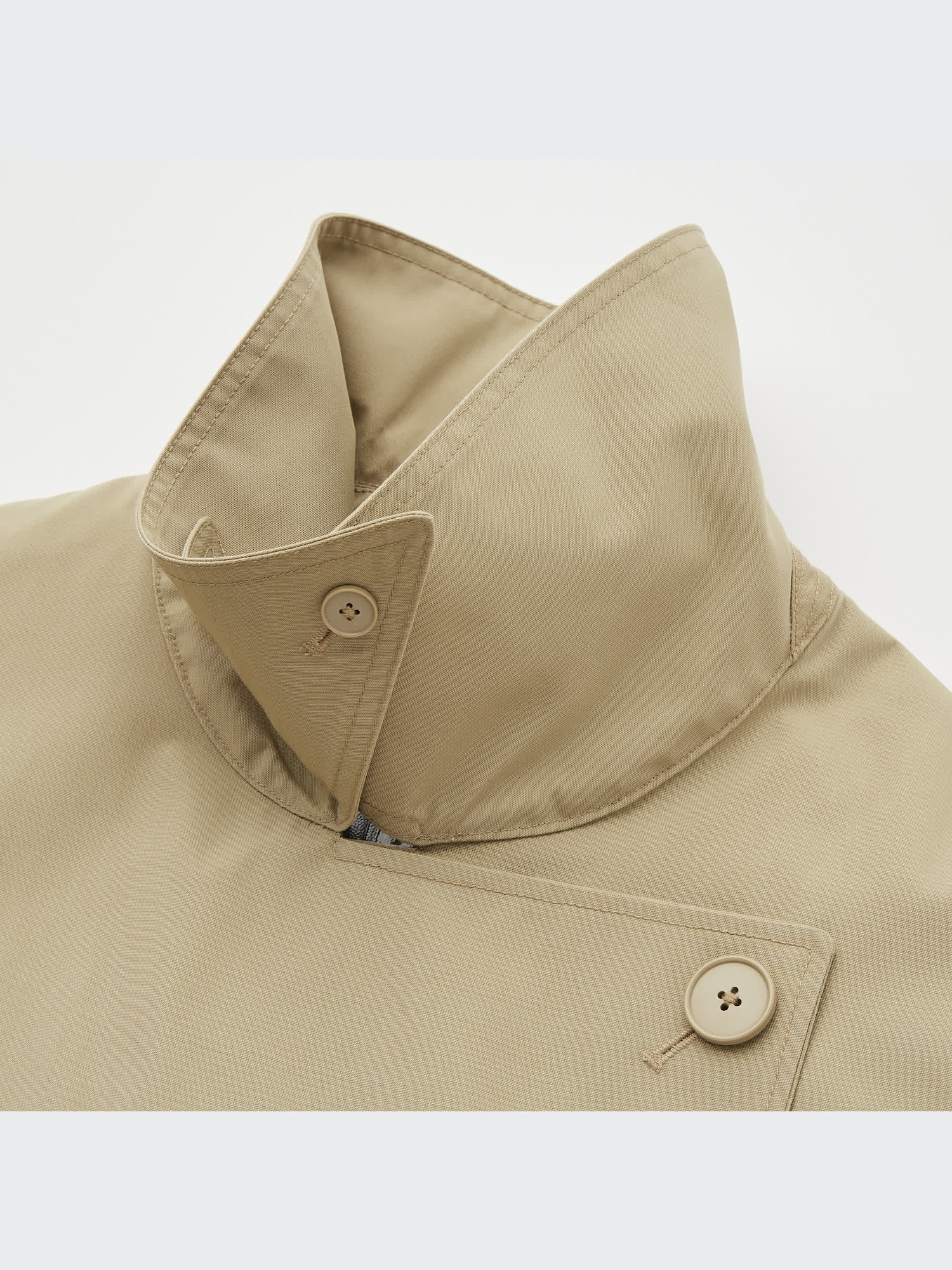 ユニクロ公式 | ブロックテックショートトレンチコート