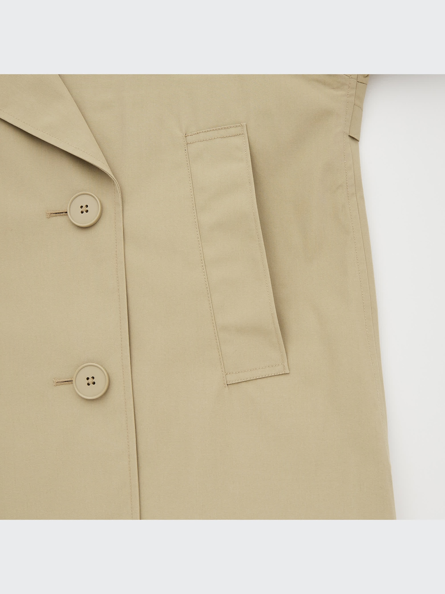 ユニクロ公式 | ブロックテックショートトレンチコート