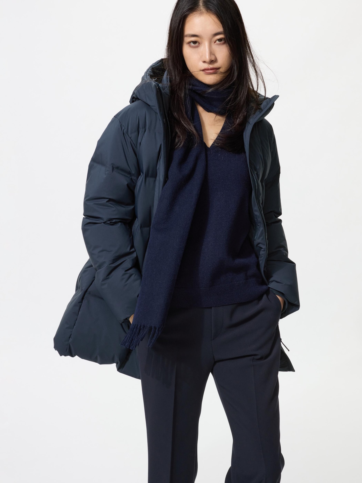 ユニクロ公式 | シームレスダウンショートコート