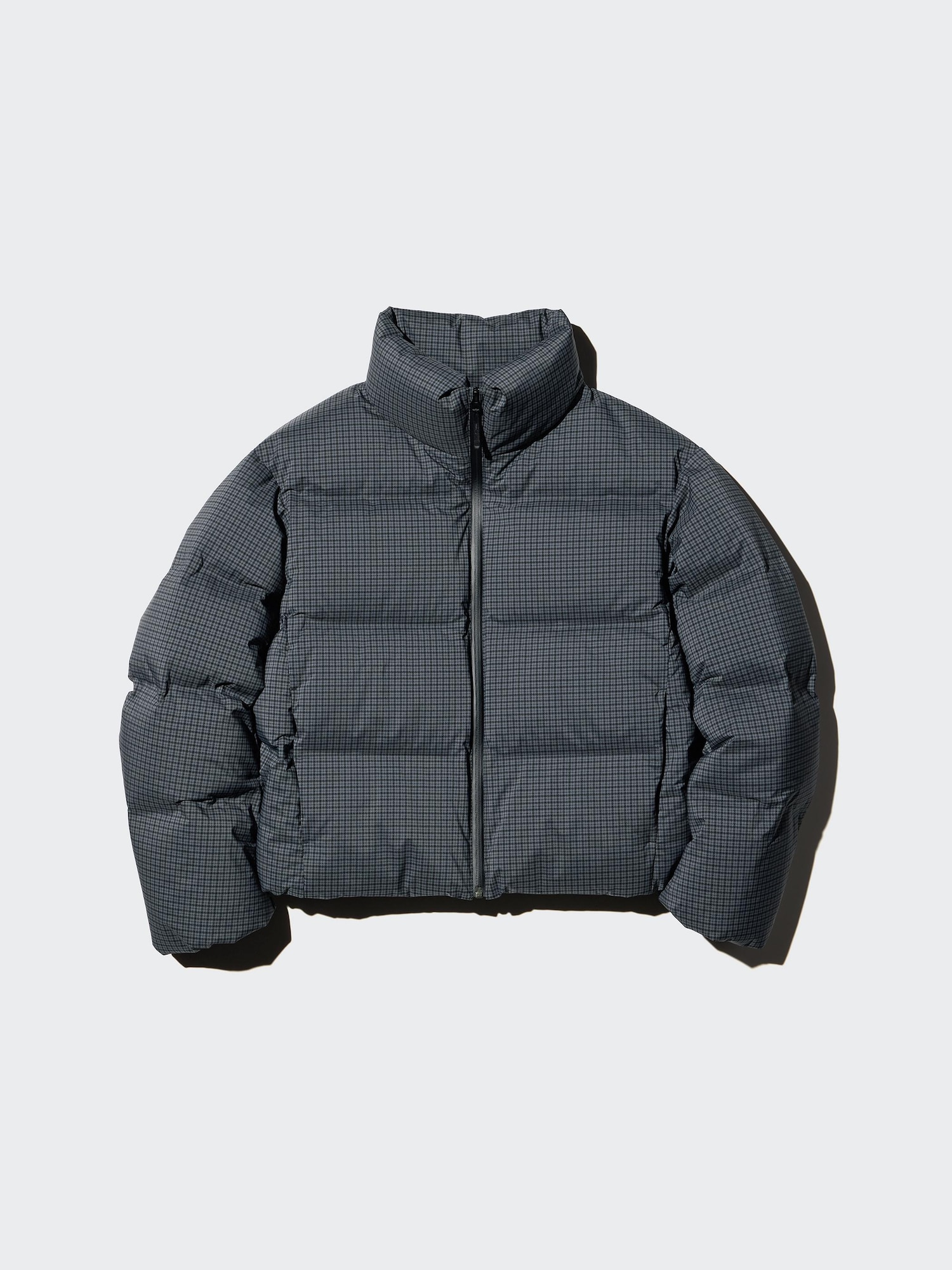 Seamless Down Short Jacket | Checked | UNIQLO US