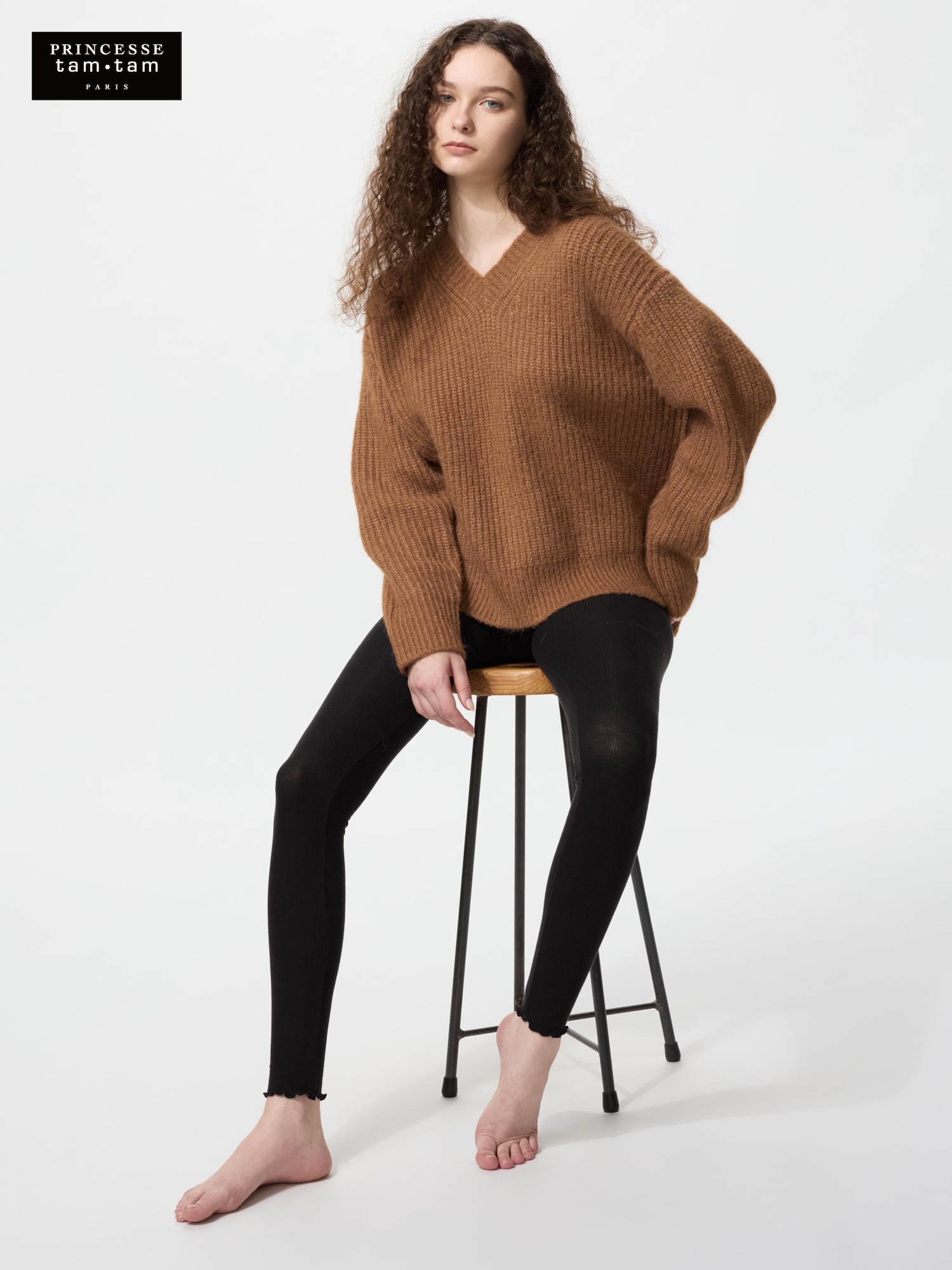 ユニクロ公式 | 極暖ヒートテックカシミヤブレンドリブレギンス/10分丈