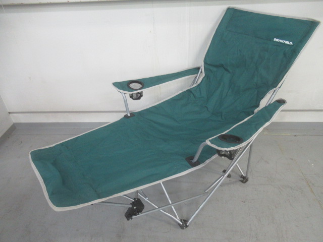 フットレスト付き リクライニング コンパクト チェア | アウトドア用品