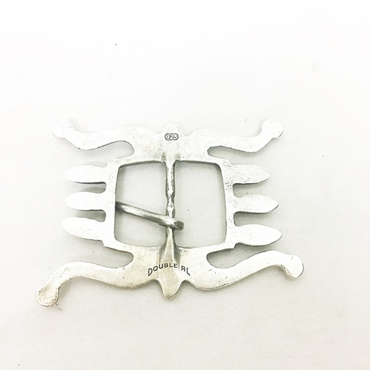 未使用品 ダブルアールエル RRL スターリングシルバー バックル ベルト