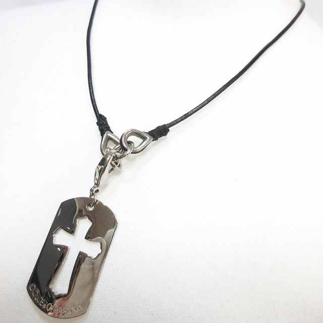 ドルチェ&ガッバーナ ドルガバ DOLCE&GABBANA ネックレス ドッグタグ