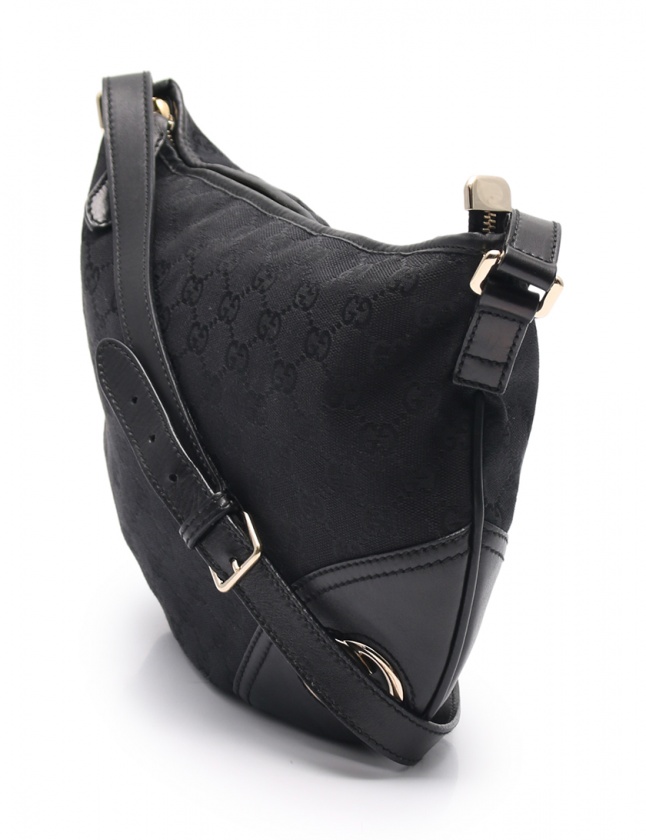 グッチ GUCCI ショルダーバッグ GGキャンバス 黒 169998 キャンバス