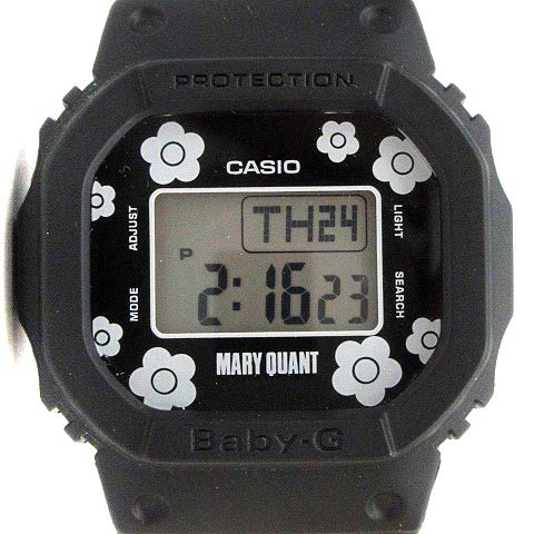 マリークワント MARY QUANT CASIO BABY-G 腕時計 デジタル ステンレス