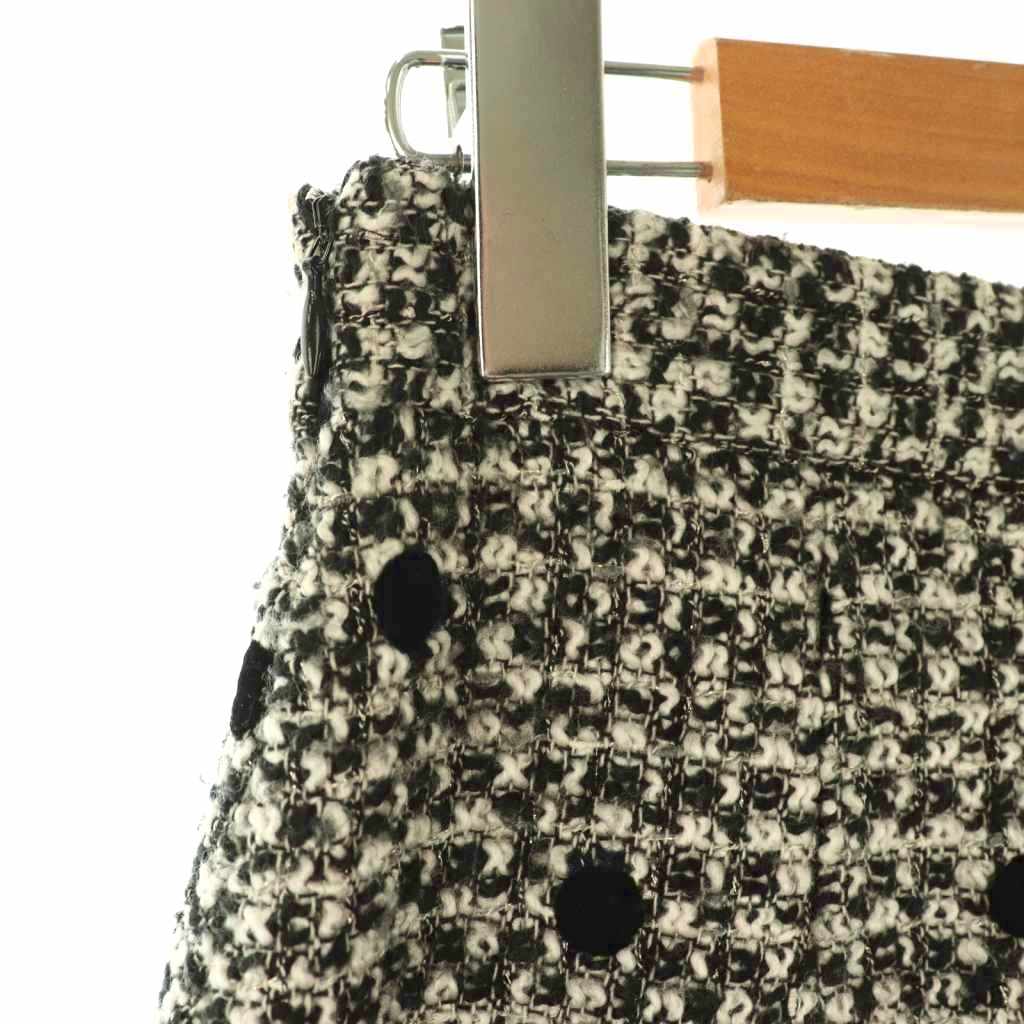 シェリエ sheller ドットツイードレディキュロット ショートパンツ S