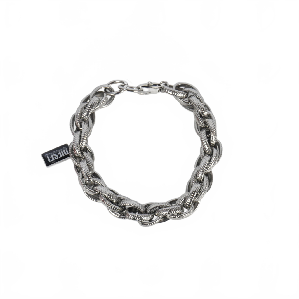 ディーゼル DIESEL チェーン ブレスレット シルバー DX1514 メンズ