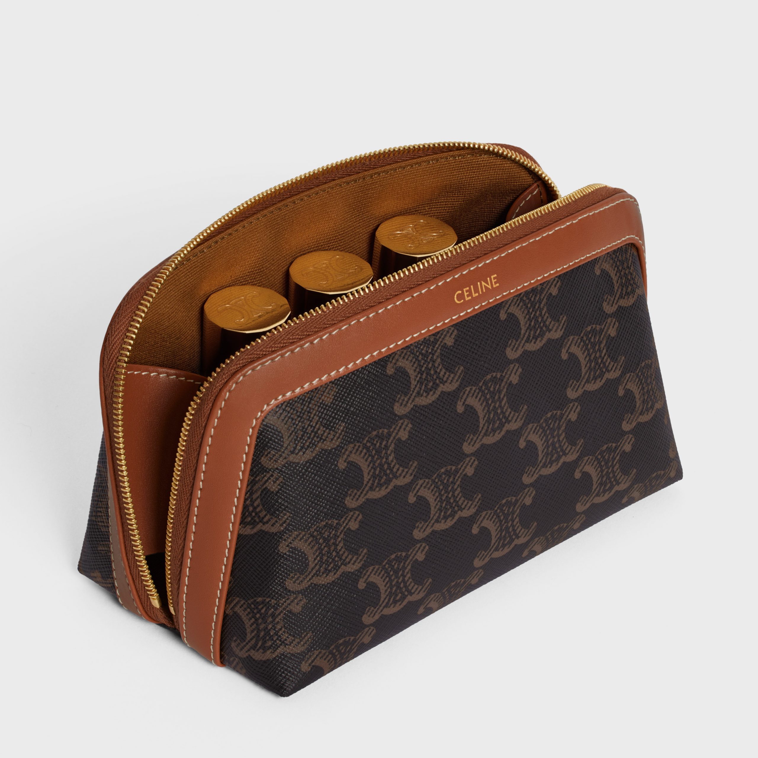 セリーヌ】初のコスメライン！リュクスなリップ、ポーチはギフトにも