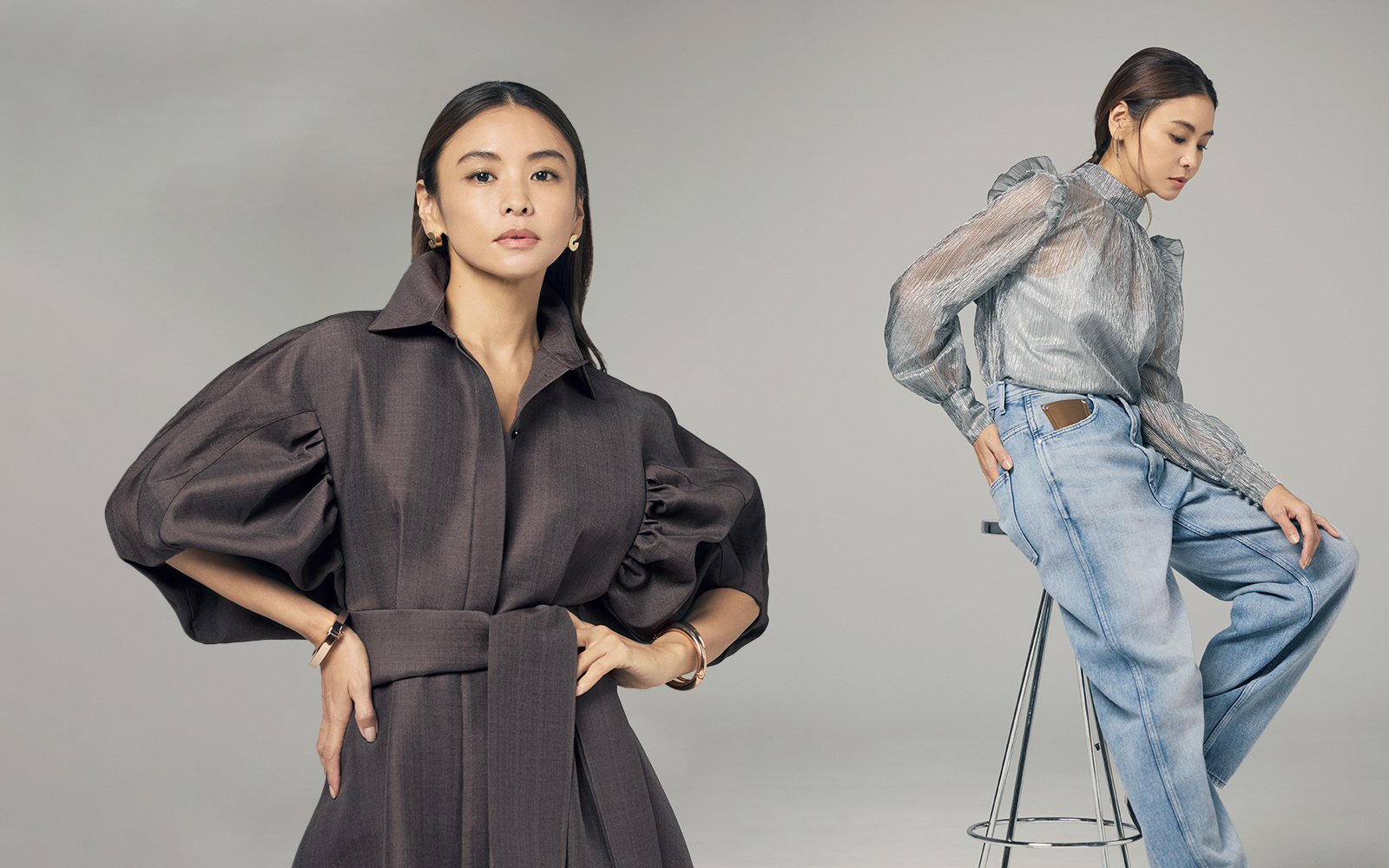 滝沢眞規子さん的、シンプルリッチな最新コーデ | VERY NaVY