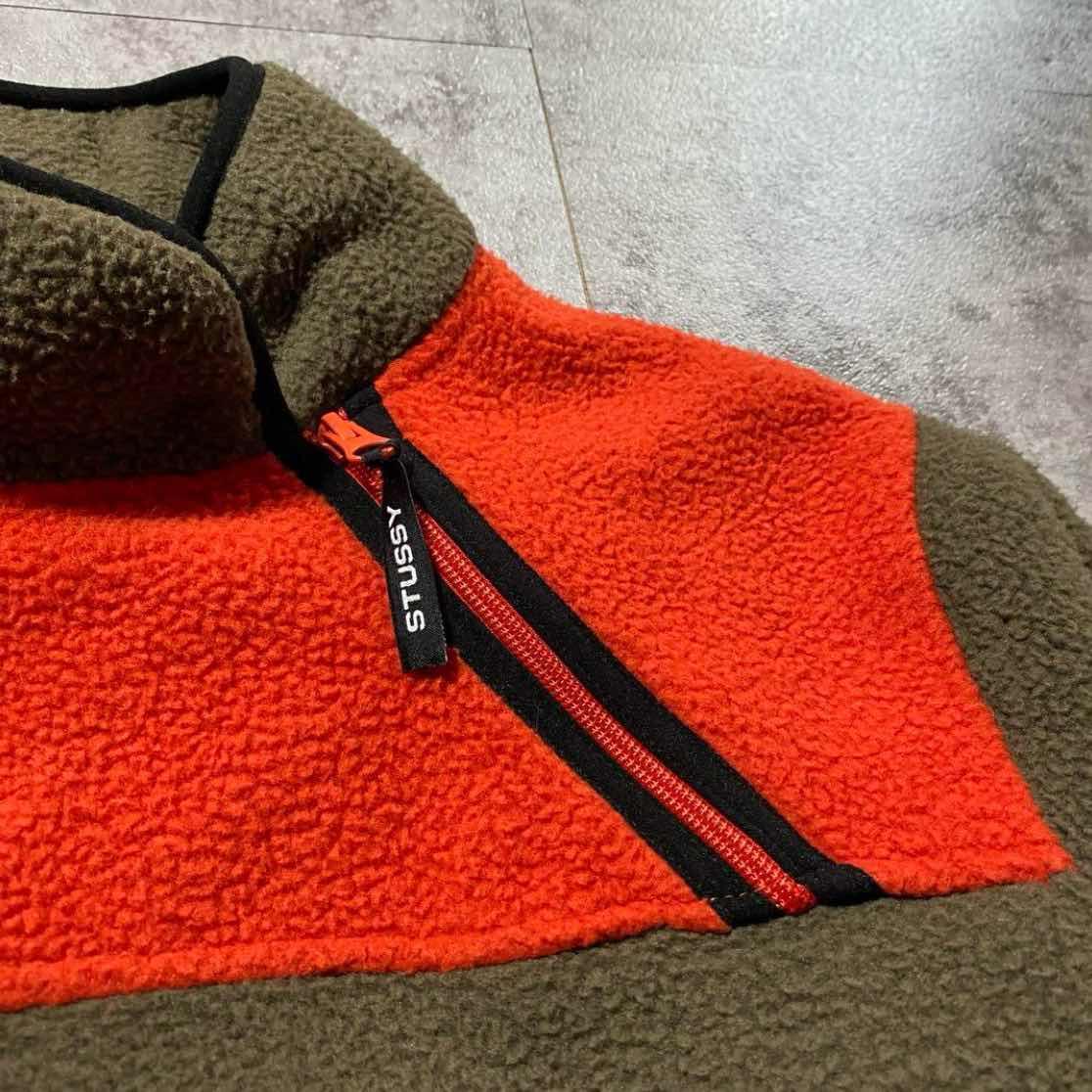 古着通販】stussy ステューシー ショルダージップ モックネック