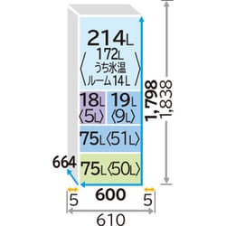 ヨドバシ.com - 日立 HITACHI 冷蔵庫 （401L・右開き） 5ドア