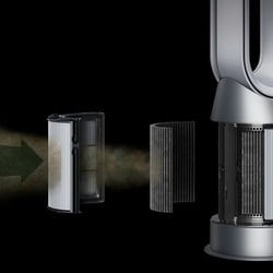 ヨドバシ.com - ダイソン Dyson HP07-BN 空気清浄機能付ファンヒーター