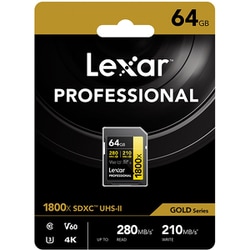 ヨドバシ.com - レキサー Lexar Professional GOLDシリーズ 1800x SDXC