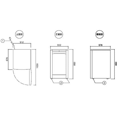 ヨドバシ.com - サイズ・寸法 - GE ジーイー ワインセラー ブラック