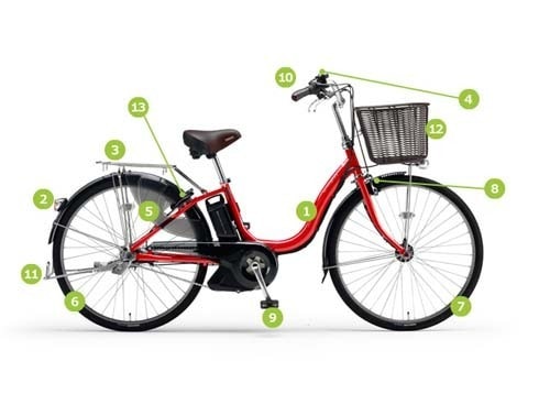 ヤマハPASナチュラXL⭐️24インチ！シティタイプ電動アシスト自転車