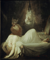 悪夢 の美術・絵画素材