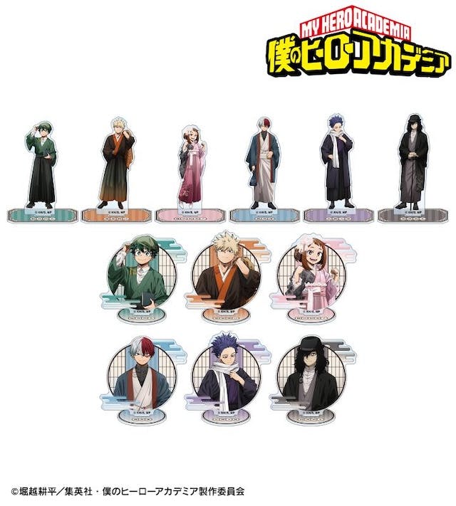 ヒロアカ×浅草花やしき！コラボ限定描き下ろしグッズで和装ヒーロー