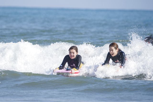 ボディボード・宮崎】設備完備で体験後も安心！ビーチはすぐそこ