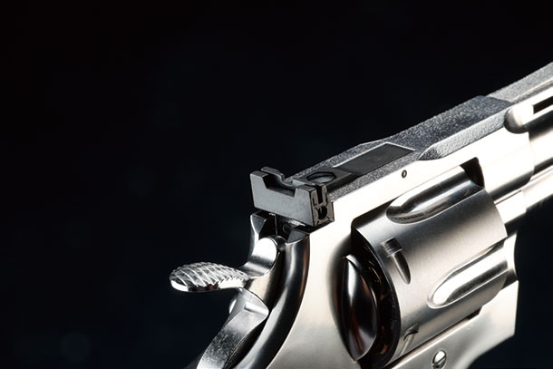 4インチのステンレスフィニッシュが再登場「タナカ コルトパイソン.357