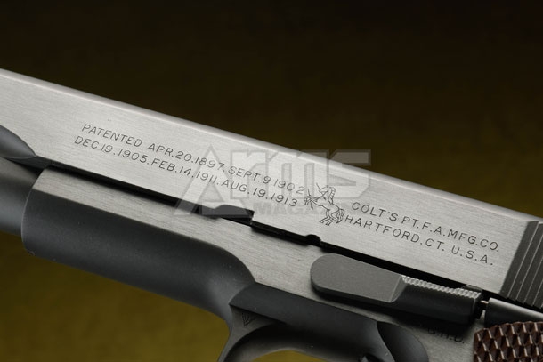 軍用タイプのガバメントをリアルにガスブロ化「ウエスタンアームズ