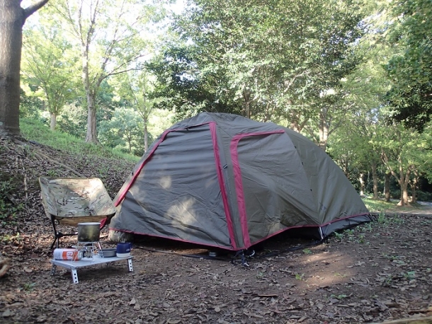 ソロキャンプ用の定番テントを紹介!! サバゲー男の新相棒「ogawa