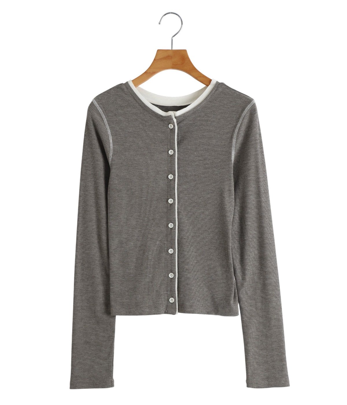 レディース】W FACE BICOLOR CARDIGAN | CLANE(クラネ) / トップス