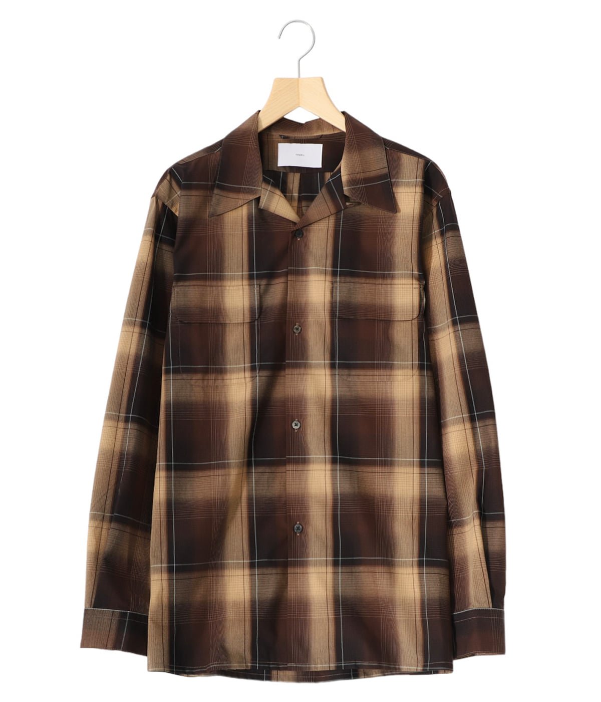 OMBRE PLAID OPEN COLLAR BLOUSE | SUGARHILL(シュガーヒル
