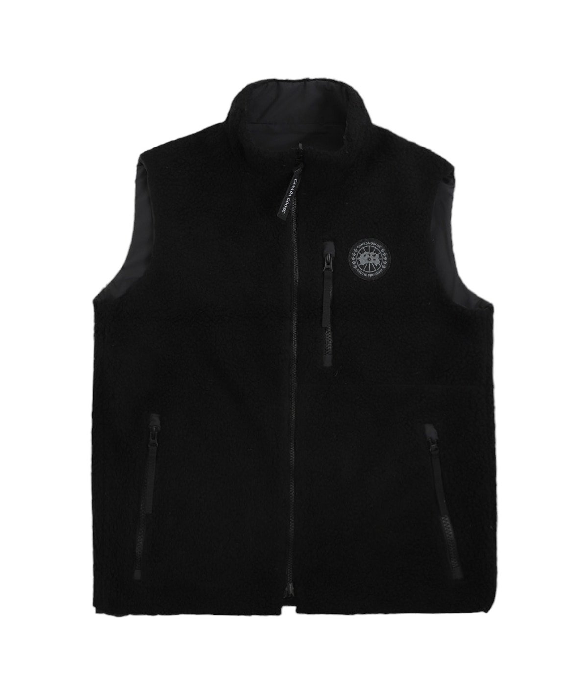 BLACK DISC】Kinross Reversible Fleece Vest Black Label | CANADA