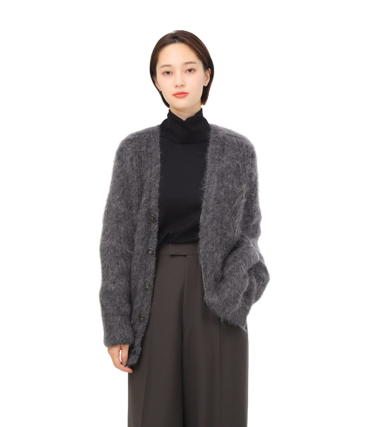 レディース】【ONLY ARK】別注 モヘア Vネックカーディガン | JUN