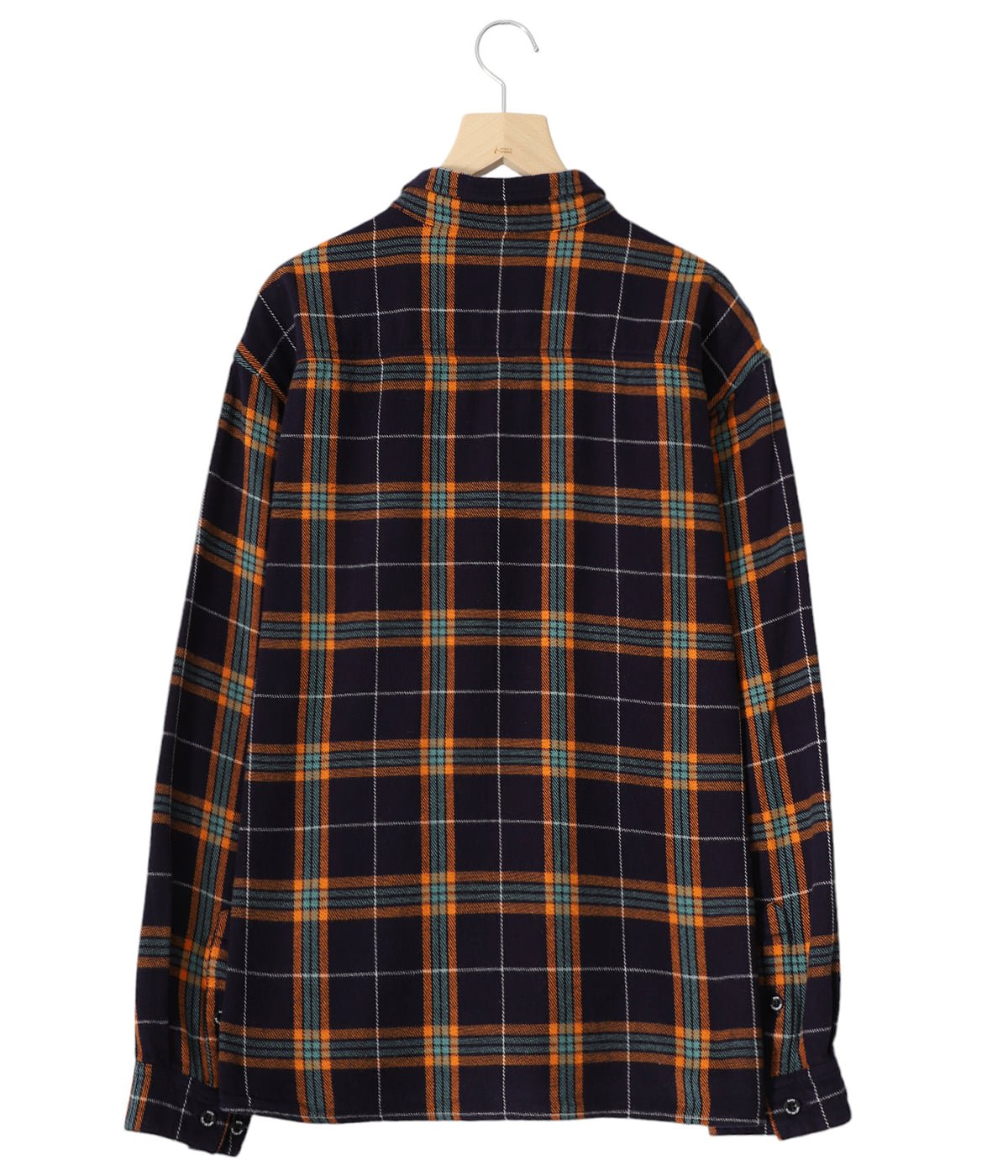 COTTON FLANNEL NAVY CHECK SHIRT | RATS(ラッツ) / トップス 長袖