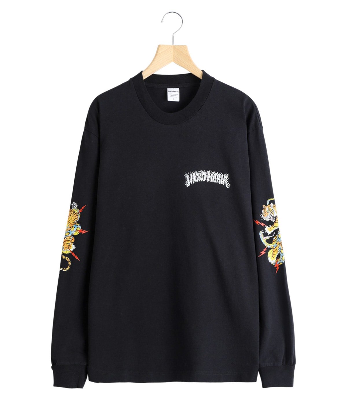 TIM LEHI / WASHED HEAVY WEIGHT CREW NECK LONG SLEEVE T-SHIRT