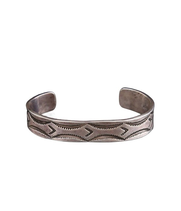 1930～1940's HAND STAMPED NAVAJO CUFF INGOT | Native American