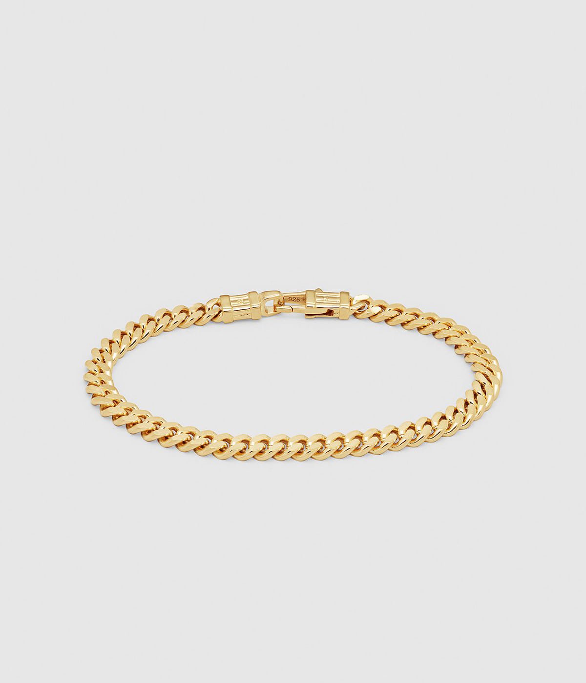 Curb Bracelet L Gold | TOMWOOD(トムウッド) / アクセサリー