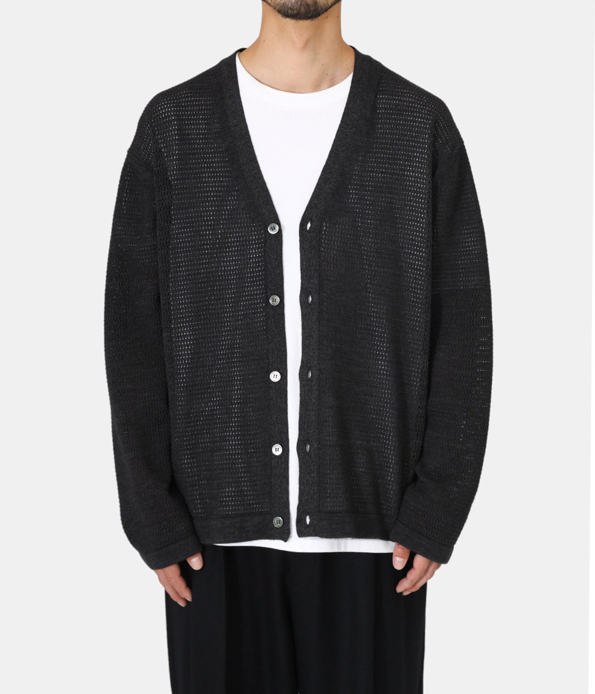 men SUMMER KNIT V NECK CARDIGAN | BATONER(バトナー) / トップス