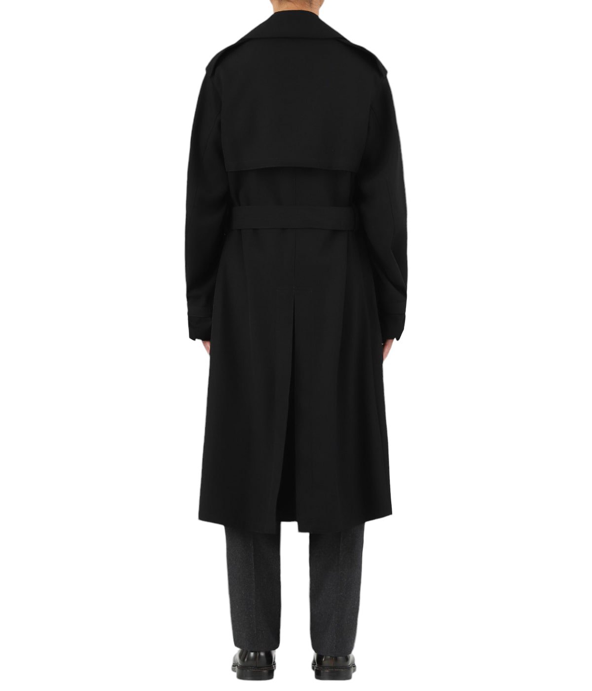 Arther TRENCH Gabardine Black | HEUGN(ユーゲン) / アウター コート