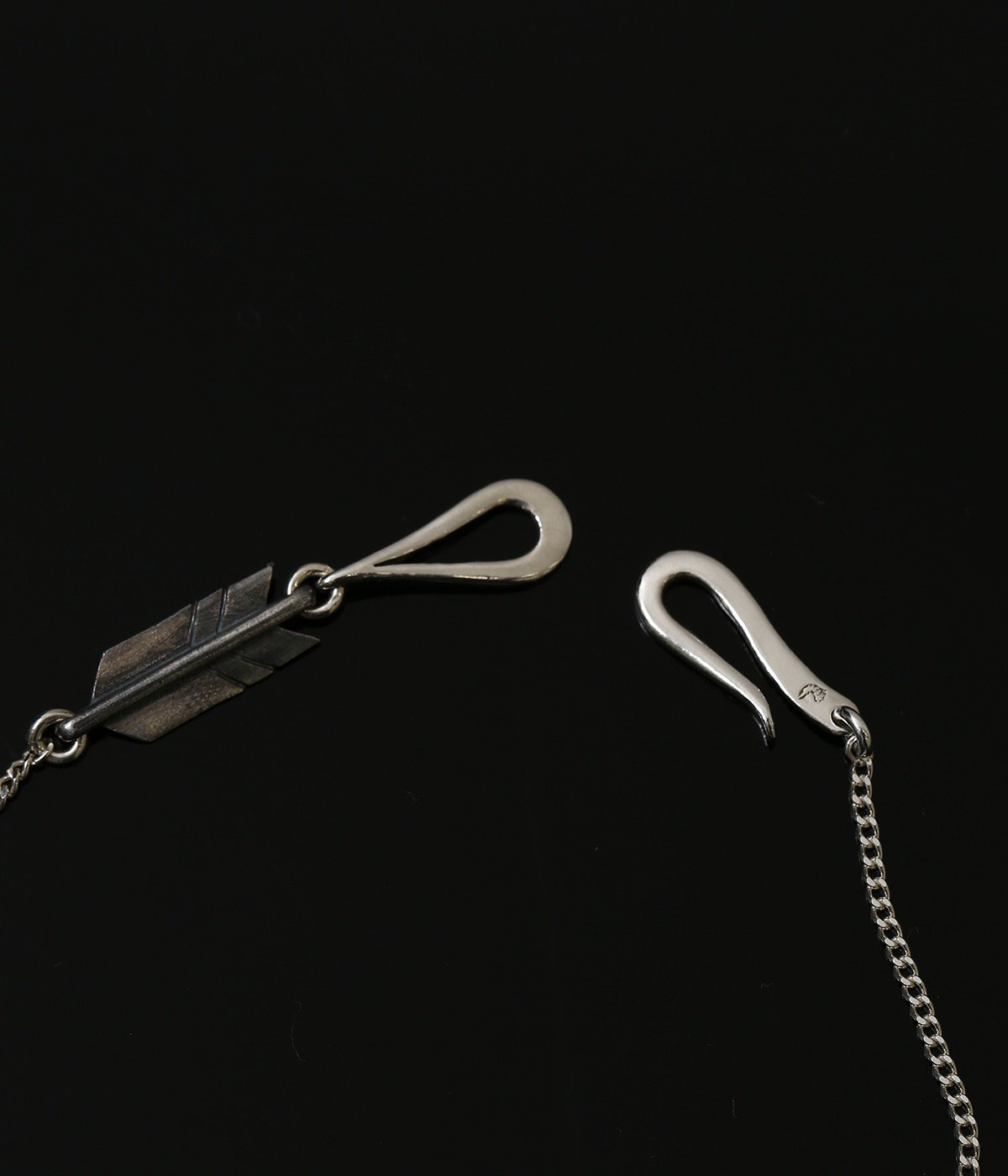 ARROW,SKINNY INFINITY HOOK CURB CHAIN -60cm- | LARRY SMITH(ラリー