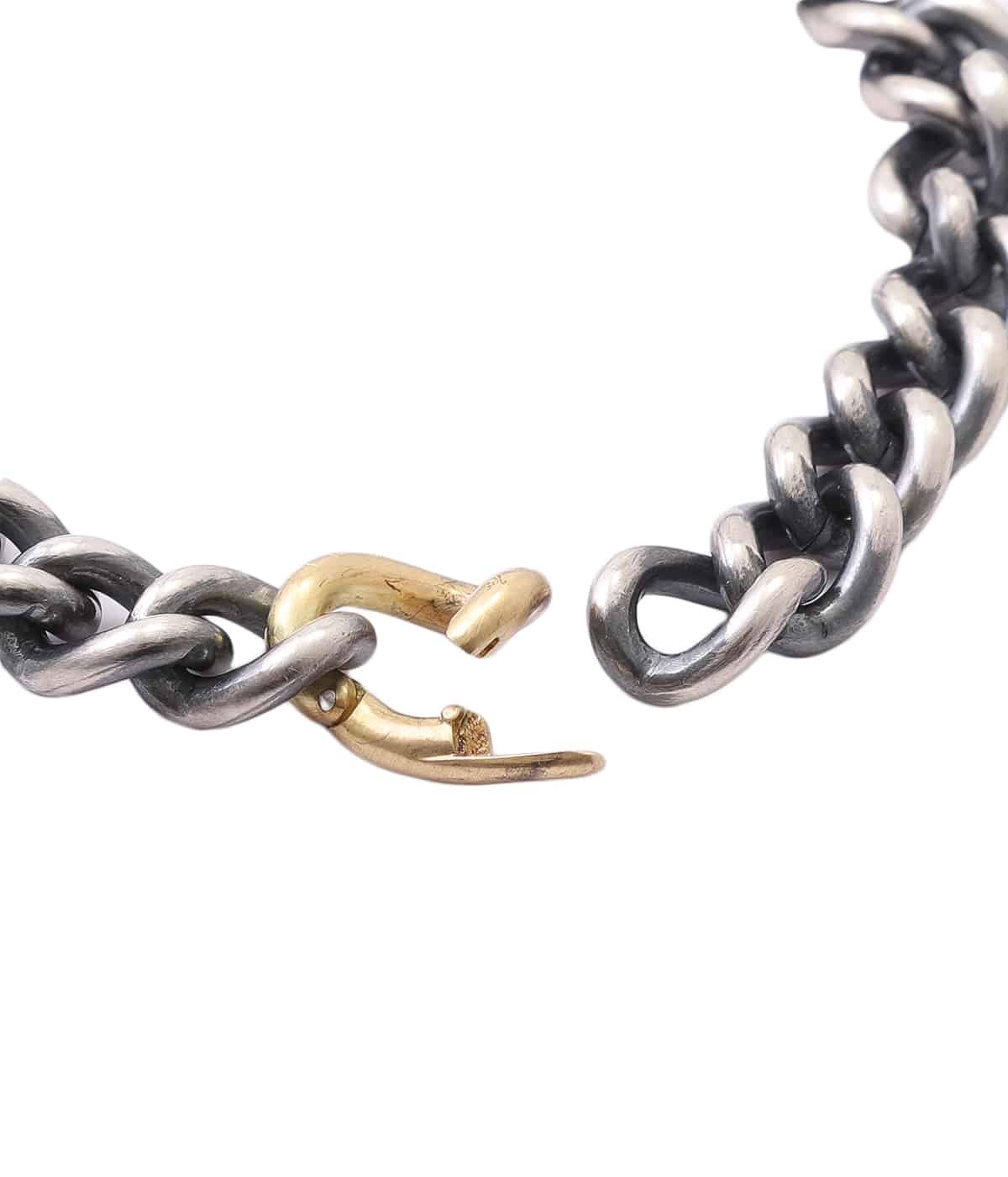 HUMETE CHAIN BRACELET SV K18YG White Diamond 0.09ct | hum(ハム