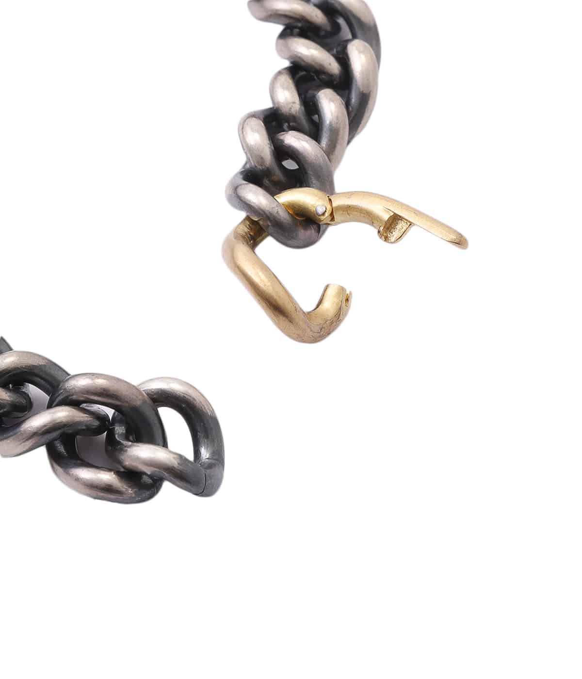 HUMETE CHAIN BRACELET SV K18YG White Diamond 0.12ct | hum(ハム