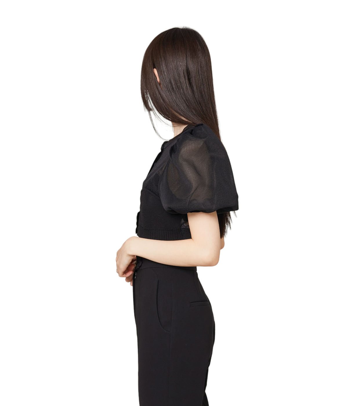 レディース】PUFF SLEEVE KNIT TOP | FETICO(フェティコ) / トップス