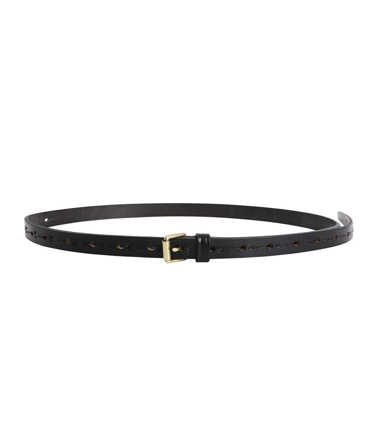 Long Saddle Leather Belt 20hole | JABEZ CLIFF(ジャベツクリフ